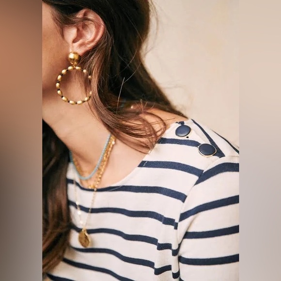 Sézane Collette Stripe Top - Picture 2 of 6